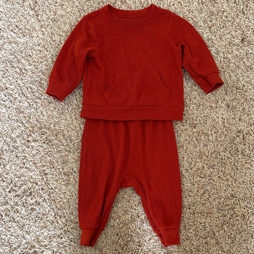 Cat & Jack Burnt Orange Baby Outfit